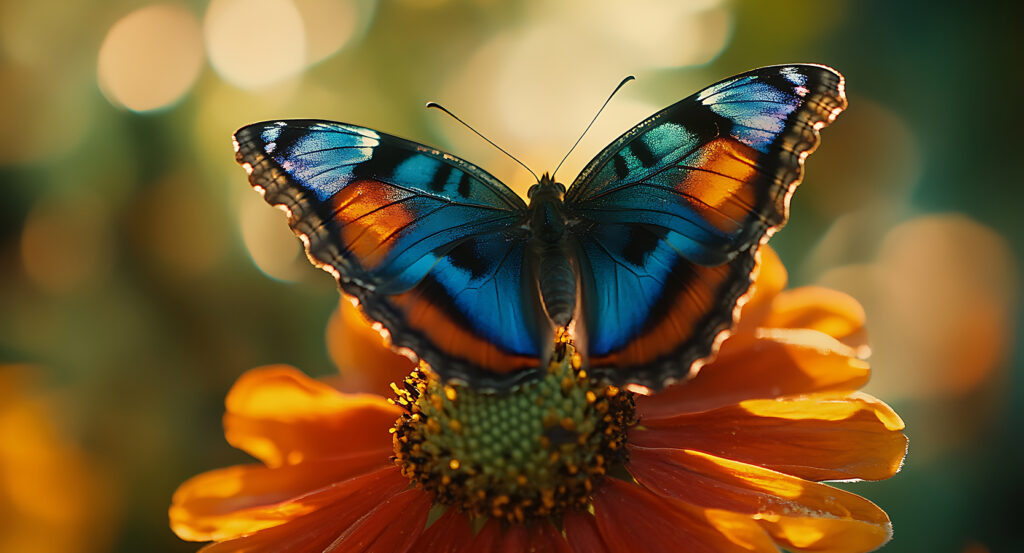 Glass atrium habitat filled with butterflies at Houston’s Cockrell Butterfly Center
