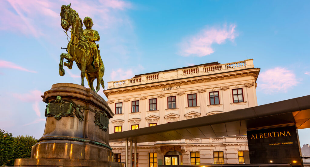 Albertina Museum in Vienna, historic palace turned world-renowned art museum.
