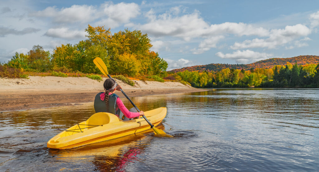 Outdoor adventures from Mont-Tremblant Activity Centre including kayaking and seasonal activities