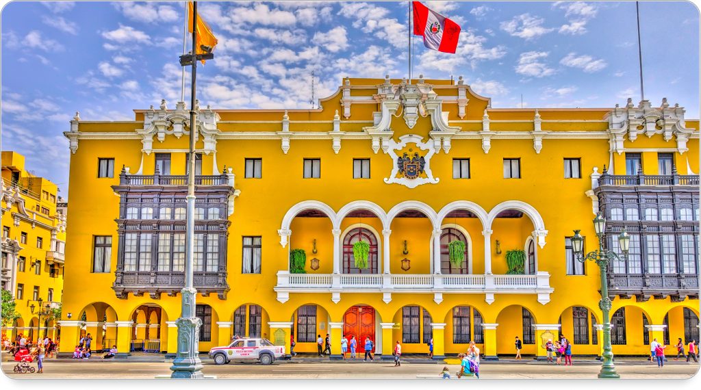 A vibrant street market in Barranco, bursting with local art, textiles, and Peruvian street food.