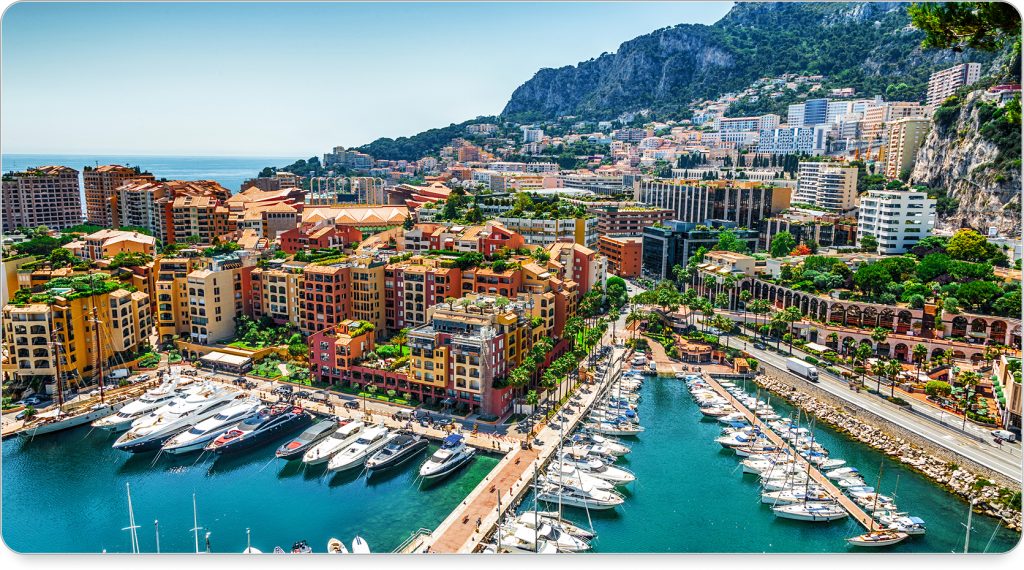 Luxury suite in Monte Carlo with French Riviera views and upscale decor