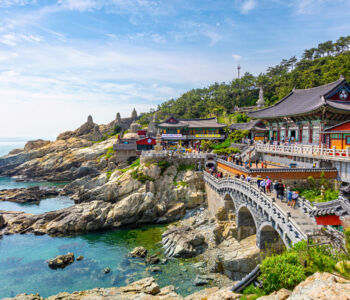 Modern hotel with ocean views in Busan