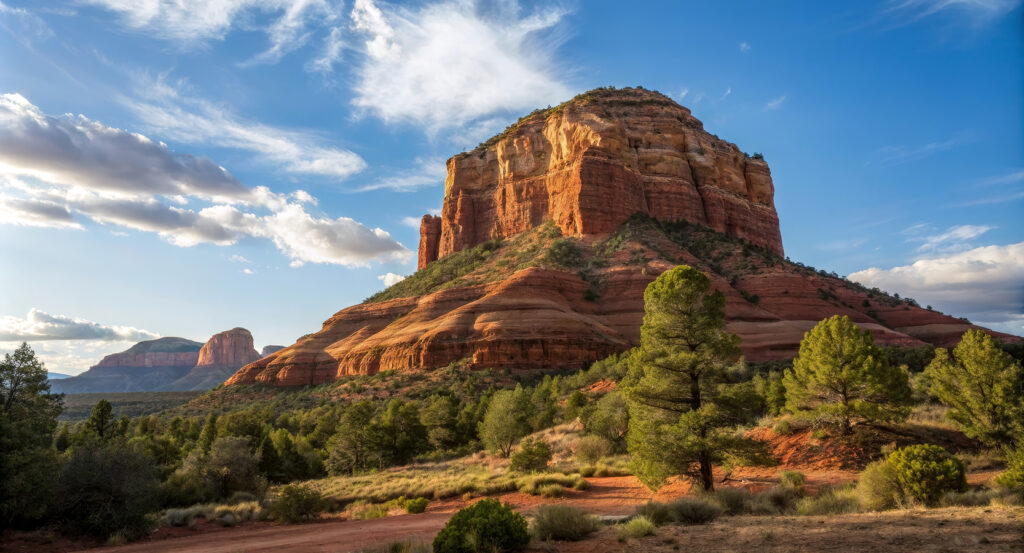 Hiking trail leading toward Bell Rock Sedona