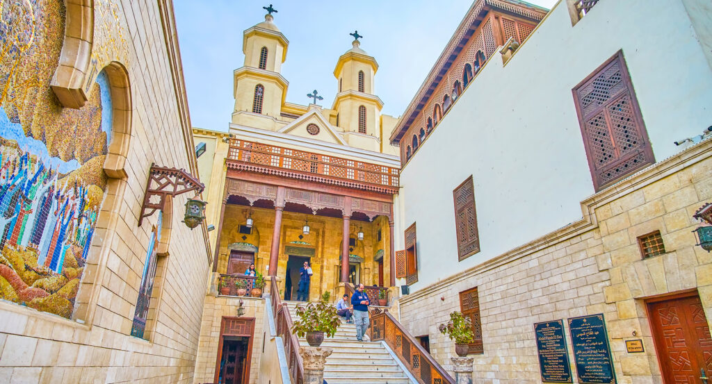 Exterior of the Hanging Church in Coptic Cairo