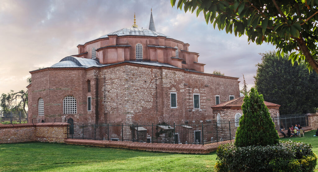 Exterior view of Saint Sergius and Bacchus Church in Coptic Cairo