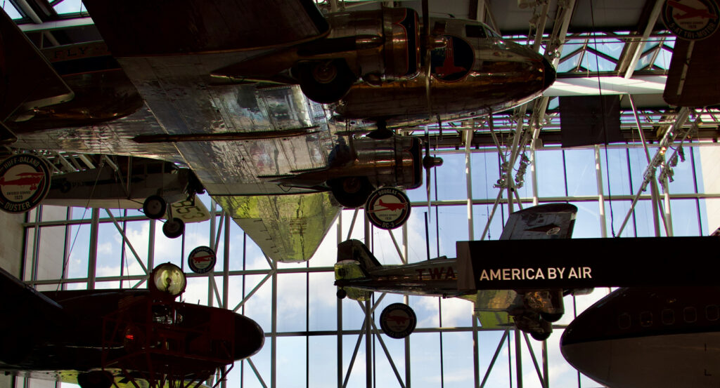 Visitors exploring exhibits at the Museum of Science and Industry in Chicago
