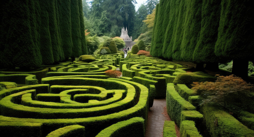 Lush pathways and gardens at VanDusen Botanical Garden in Vancouver